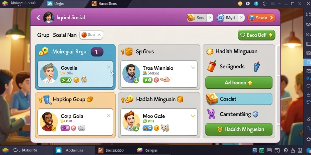Fitur upgrade untuk meningkatkan kemampuan pemain tim.