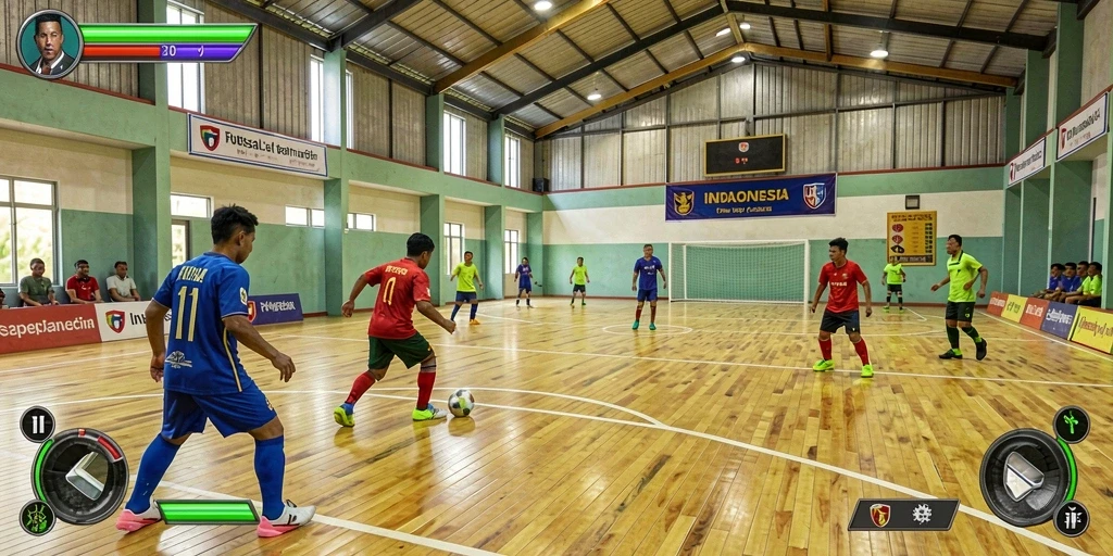 Screenshot 3 memperlihatkan interaksi antar pemain yang seru.