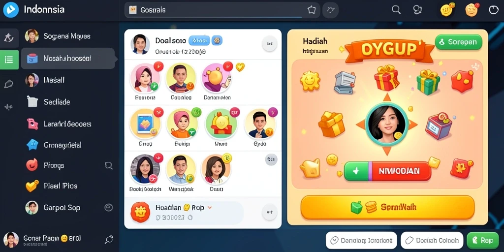 Tampilan antarmuka OLLO4D yang menarik dan user-friendly.