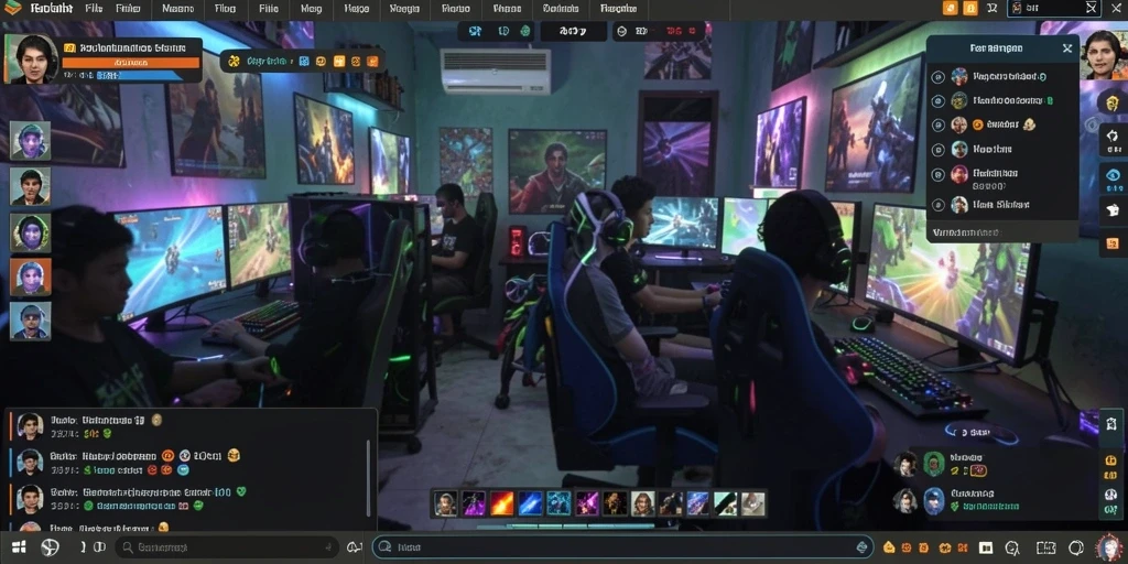 Gambar ketiga memperlihatkan aksi seru dalam mode multiplayer.