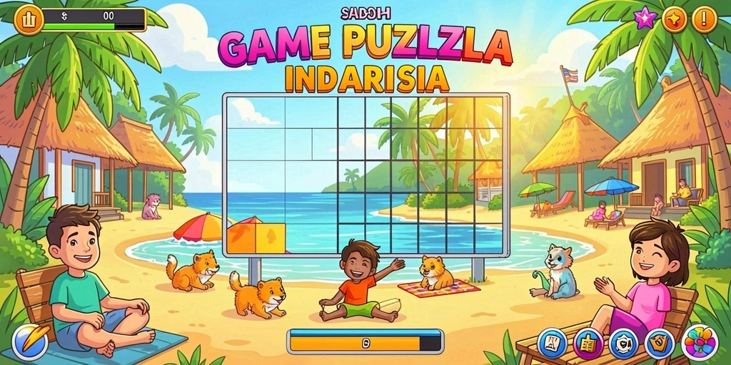 Tangkapan layar menampilkan level baru dengan grafis yang menawan.
